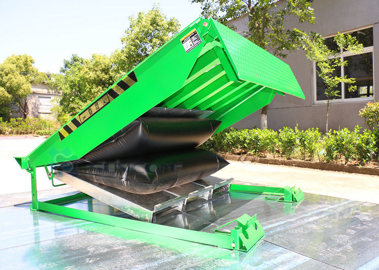 High Performance Air Bag Dock Leveler , Push Button Airbag Lifting Load