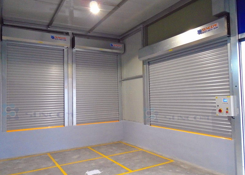 Industrial Workshop Security Doors Wind Load Max 30 M S Outside
