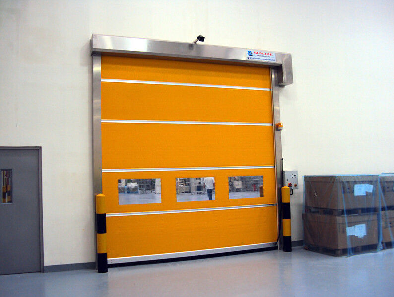 Industrial Pvc High Speed Shutter Door Interior 304