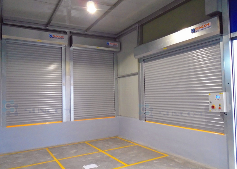 Industrial Workshop Security Doors Wind Load Max 30 M S