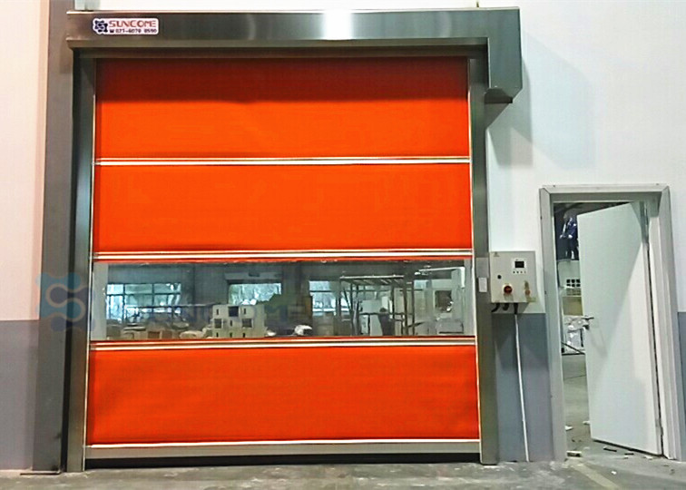 1 2mm High Speed Industrial Roll Up Doors Warehouse Insulated Roll