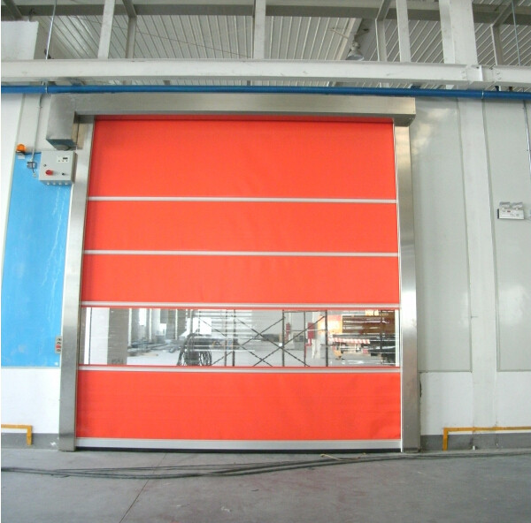 Rapid Automatic Roll Up Door , Industrial High Speed Door For Warehouse