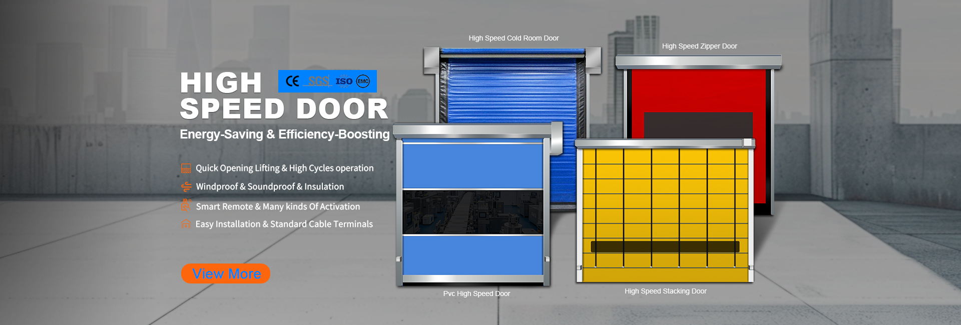 quality Industrial High Speed Door factory