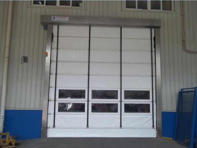 Exterior PVC Folding Door , High Speed Shutter Door for Warehouse