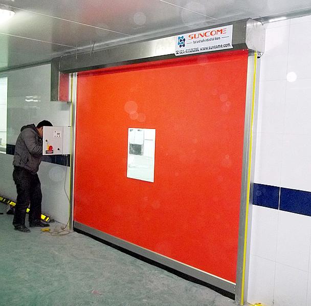 Automatic Industrial Roller Shutter Door for Warehouse Security Opening Speed 1.5m/s