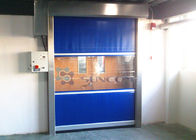 Full Transparent 1.5mm PVC Window High Speed Industrial Doors In Warehouse