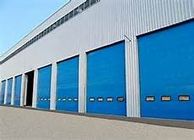 Galvanized Steel Frame High Speed Sectional Doors High frequency Motor