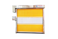 2.0mm Stainless Steel Frame Electric High Speed Doors With English Man-Machine Interface