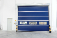 Warehouse Galvanized Frame High Speed Roll Up Door Used In Big Wind Area