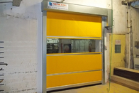 Outside Big Wind Area High Speed Roll Up Door English Man Machine Interface