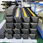 Warning Stripe Industrial Durable Loading Dock Seals , Double Weaved Fabric
