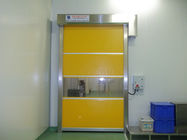 Automatic Industrial High Speed Shutter Door , 1.2mm PVC Curtain Thickness