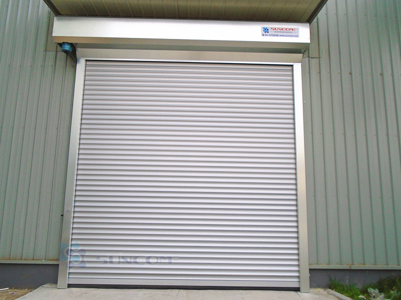 5000mm*5000mm Outside Industrial Security Door With Built in Photo Cell