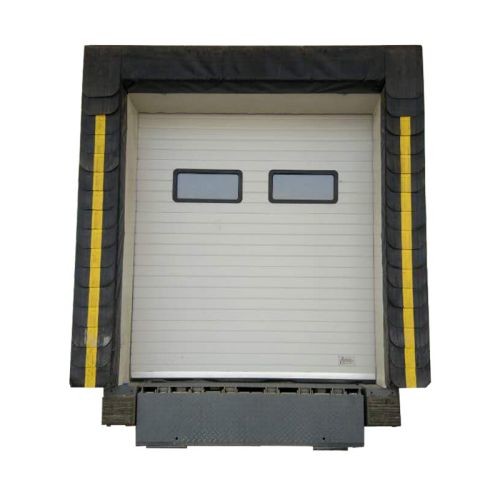Rolling Formed Galvanized Steel Dock Seals And Shelters With Yellow Stripe