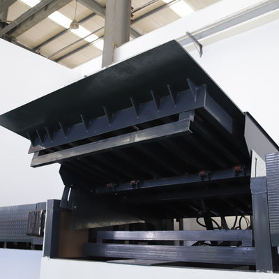 Ac Power 8 Ton Loading Retractable Hydraulic Dock Leveler For Warehouse