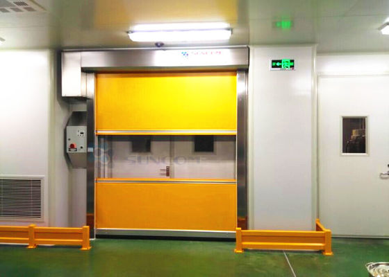 Smooth Operation High Speed Plastic Door For Workshop