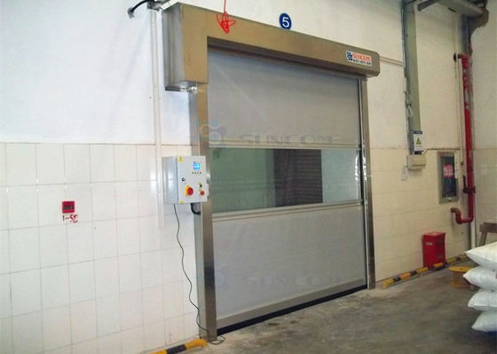 Safety Industrial High Speed Door with Optional Control System 1.0-2.0m/s Opening Speed