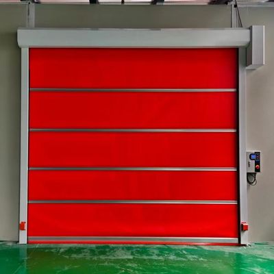 Colorful PVC Door Frame High Speed Industrial Doors Used In Chemical Industry
