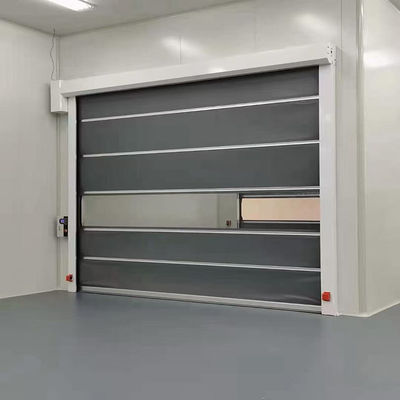 Galvanized Steel Door Frame High Speed Roll Up Door With Servo Control System
