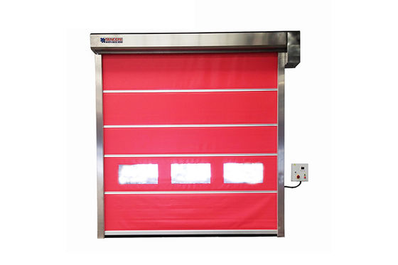 Industrial Sliding Doors High Speed Shutter Door Outside Single - 3 Phrase
