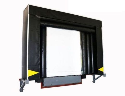 Rolling Formed Dock Seals Galvanized Steel Frame High Resilience Sponge Dock Shelters