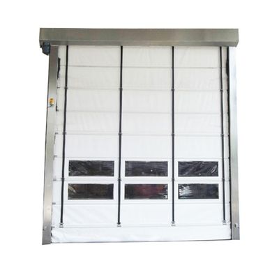 304 Stainless Steel / Aluminum Exterior High Speed Shutter Door 8000mm*8000mm