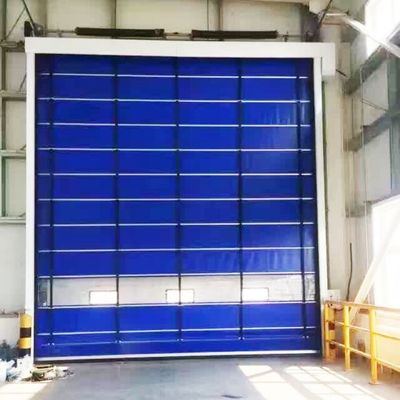 PVC Stacking Garage Doors Fast Rolling Shutter Industrial Folding Door