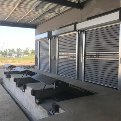 220V Exterior Aluminum Shutter White Push Button Automatic Roller Door
