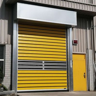 High Performance Automatic Aluminum Industrial Roller Shutter Doors AC 220V