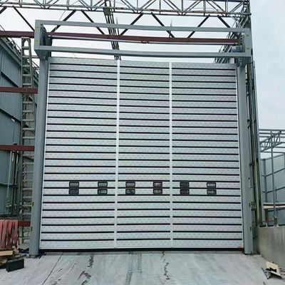 High Speed Warehouse Automatic Roller Door Shutter Doors With Wind Resistant
