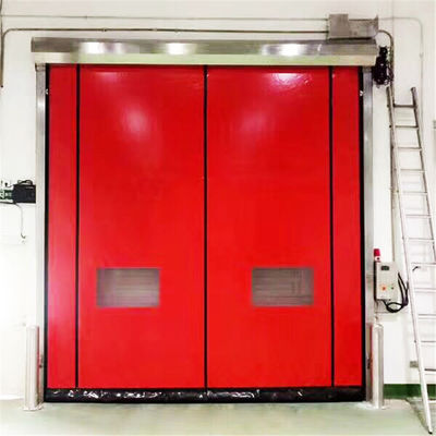 Anti Fire Warehouse High Speed Zipper Door 5 Meter Size