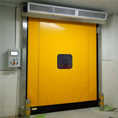 Elegance Plastic Intelligent Film Industrial Roller Shutter Doors With UV resistance Self Repair