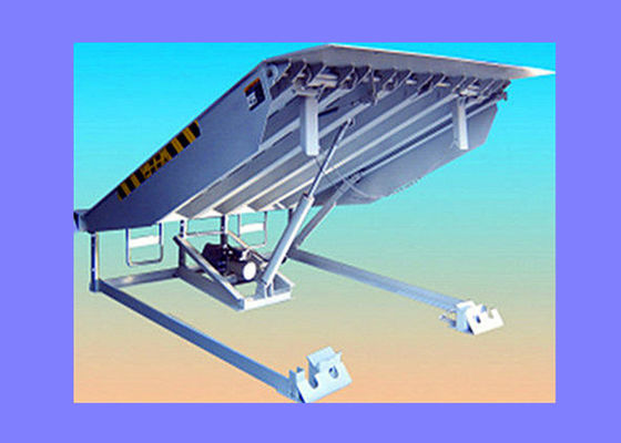 10 Tons Hydraulic Loading Dock Leveler With 15 mm Thickness Extension Lip Plate