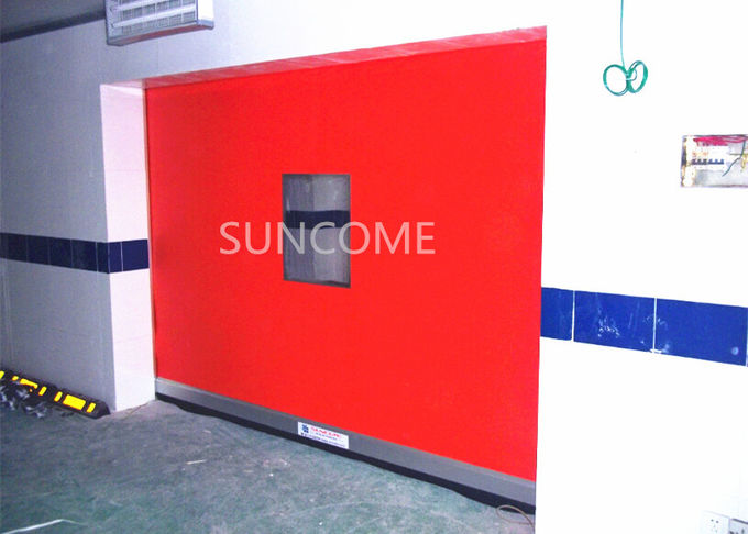 1.2mm Fabric Galvanized Steel Frame Roll Up Door Standard Plywood Package