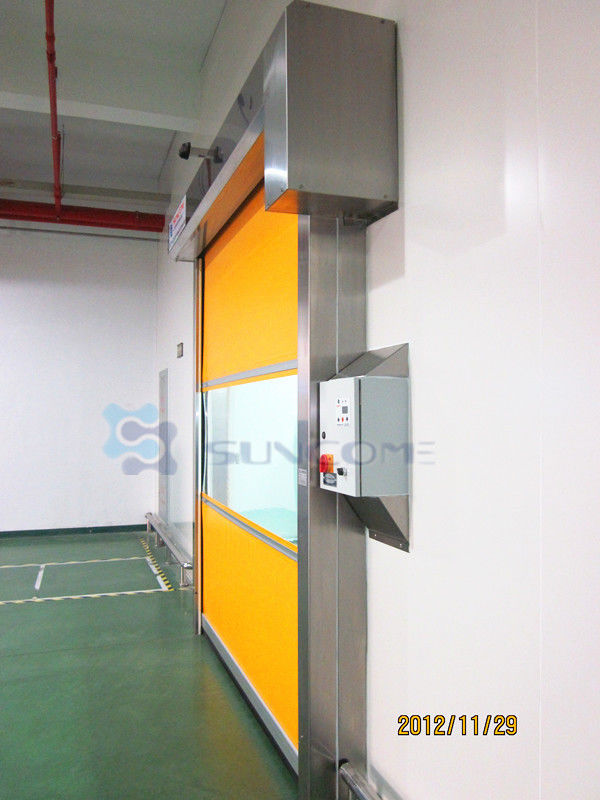 Strong Wind - Bar Security Rolling Shutters 120mm * 120mm Galvanized Frame Size