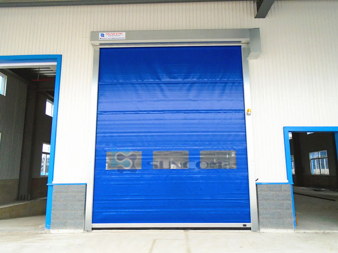 Professional Interior High Speed Shutter Door Colorful PVC Curtain