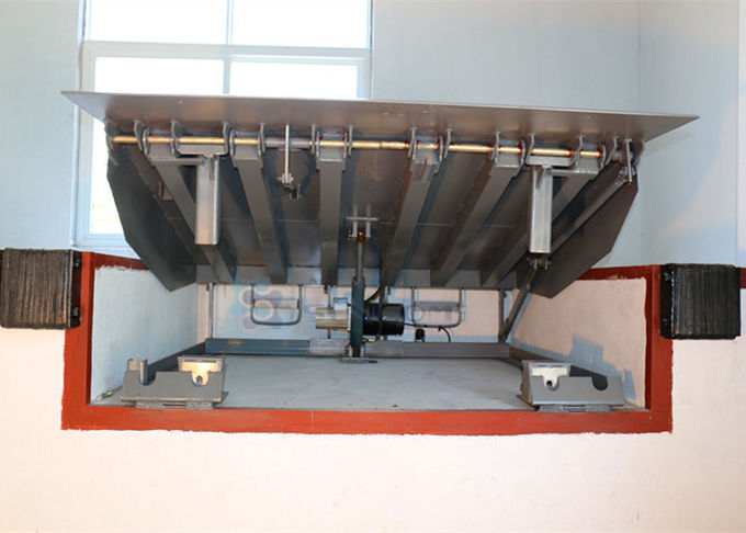 Low Pressure Hydraulic Mechanical Dock Leveler Steel Plate Frame