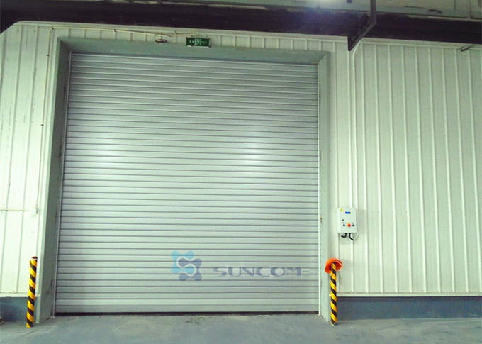 Industrial Aluminium Panel Security Door High Speed Rolling Door