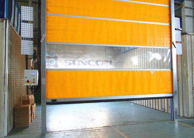 Industrial High Speed PVC Curtain Roll Up Door High Efficiency And Energy Savings