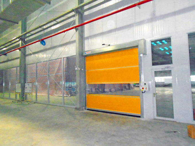 Colorful Fast Moving Interior High Speed Shutter Door With Wind - Bar CE
